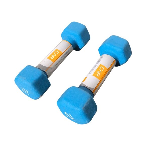 CAP Barbell Blue Neoprene Dumbbells, 2lb Set - Picture 1 of 3